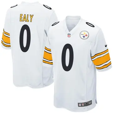 Nike Adrian Ealy Men's Game Pittsburgh Steelers White Jersey