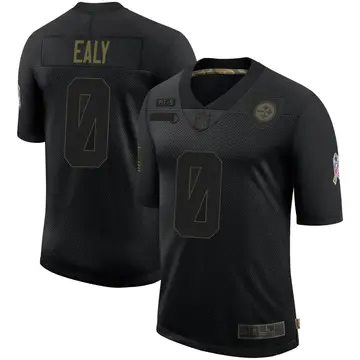 Nike Adrian Ealy Men's Limited Pittsburgh Steelers Black 2020 Salute To Service Jersey