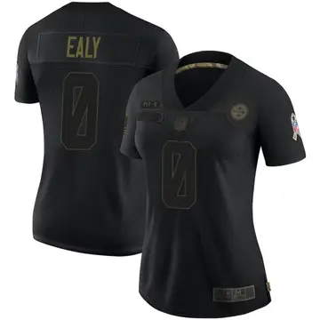 Nike Adrian Ealy Women's Limited Pittsburgh Steelers Black 2020 Salute To Service Jersey