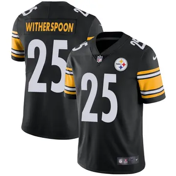 Nike Ahkello Witherspoon Men's Limited Pittsburgh Steelers Black Team Color Vapor Untouchable Jersey