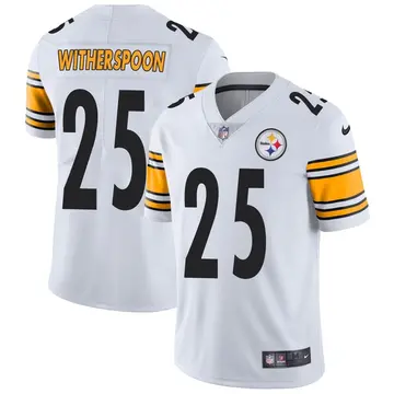 Nike Ahkello Witherspoon Men's Limited Pittsburgh Steelers White Vapor Untouchable Jersey