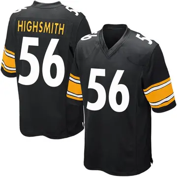 Nike Alex Highsmith Men's Game Pittsburgh Steelers Black Team Color Jersey