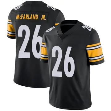 Nike Anthony McFarland Jr. Men's Limited Pittsburgh Steelers Black Team Color Vapor Untouchable Jersey