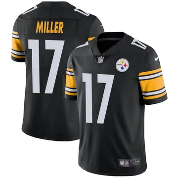 Nike Anthony Miller Men's Limited Pittsburgh Steelers Black Team Color Vapor Untouchable Jersey