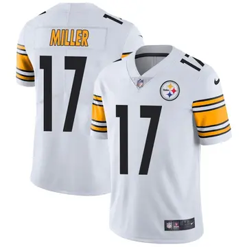 Nike Anthony Miller Men's Limited Pittsburgh Steelers White Vapor Untouchable Jersey