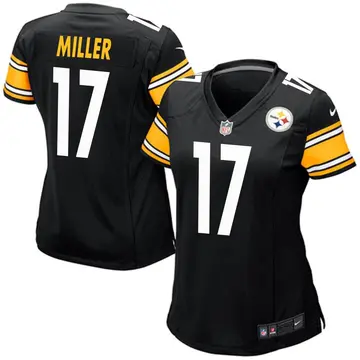 Nike Anthony Miller Women's Game Pittsburgh Steelers Black Team Color Jersey