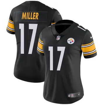 Nike Anthony Miller Women's Limited Pittsburgh Steelers Black Team Color Vapor Untouchable Jersey