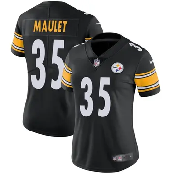 Nike Arthur Maulet Women's Limited Pittsburgh Steelers Black Team Color Vapor Untouchable Jersey