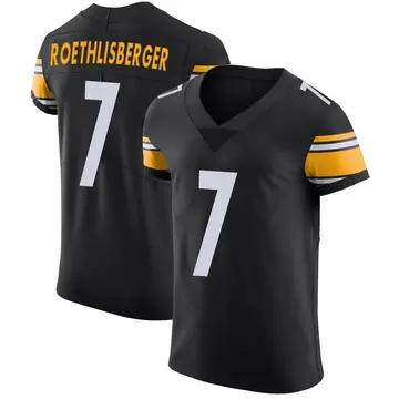 Nike Ben Roethlisberger Men's Elite Pittsburgh Steelers Black Team Color Vapor Untouchable Jersey