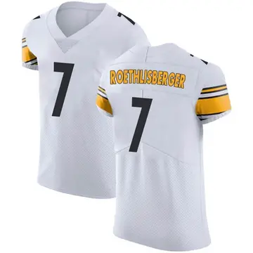 Nike Ben Roethlisberger Men's Elite Pittsburgh Steelers White Vapor Untouchable Jersey