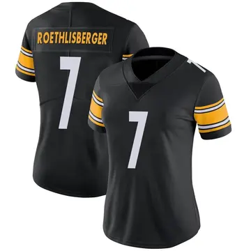 Nike Ben Roethlisberger Women's Limited Pittsburgh Steelers Black Team Color Vapor Untouchable Jersey