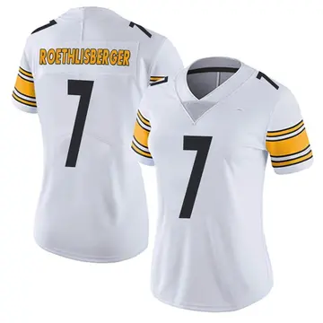 Nike Ben Roethlisberger Women's Limited Pittsburgh Steelers White Vapor Untouchable Jersey