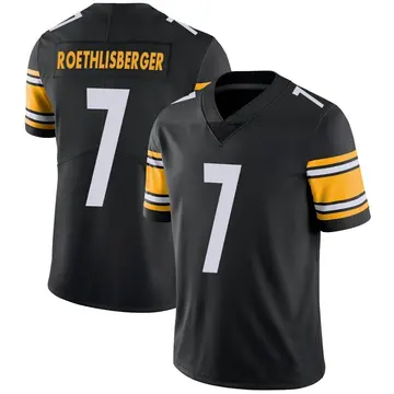 Nike Ben Roethlisberger Youth Limited Pittsburgh Steelers Black Team Color Vapor Untouchable Jersey