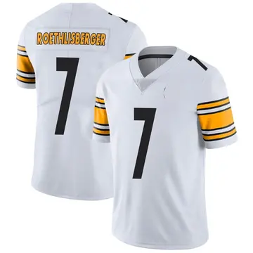 Nike Ben Roethlisberger Youth Limited Pittsburgh Steelers White Vapor Untouchable Jersey