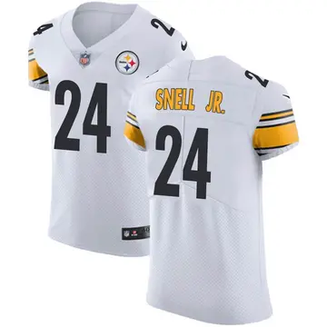 Nike Benny Snell Jr. Men's Elite Pittsburgh Steelers White Vapor Untouchable Jersey