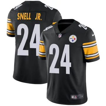 Nike Benny Snell Jr. Men's Limited Pittsburgh Steelers Black Team Color Vapor Untouchable Jersey