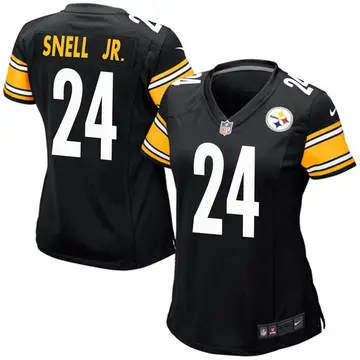 Nike Benny Snell Jr. Women's Game Pittsburgh Steelers Black Team Color Jersey