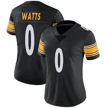 Nike Bryce Watts Women's Limited Pittsburgh Steelers Black Team Color Vapor Untouchable Jersey