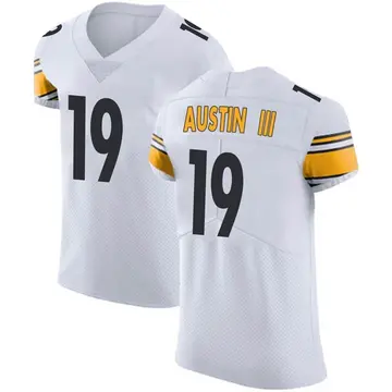 Nike Calvin Austin III Men's Elite Pittsburgh Steelers White Vapor Untouchable Jersey