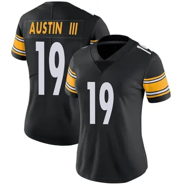 Nike Calvin Austin III Women's Limited Pittsburgh Steelers Black Team Color Vapor Untouchable Jersey