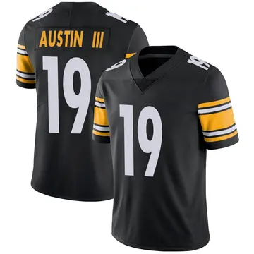 Nike Calvin Austin III Youth Limited Pittsburgh Steelers Black Team Color Vapor Untouchable Jersey