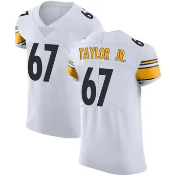 Nike Calvin Taylor Jr. Men's Elite Pittsburgh Steelers White Vapor Untouchable Jersey