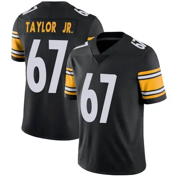 Nike Calvin Taylor Jr. Men's Limited Pittsburgh Steelers Black Team Color Vapor Untouchable Jersey