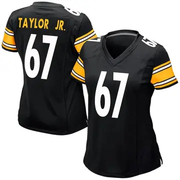 Nike Calvin Taylor Jr. Women's Game Pittsburgh Steelers Black Team Color Jersey