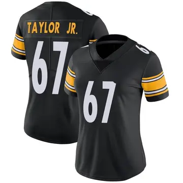 Nike Calvin Taylor Jr. Women's Limited Pittsburgh Steelers Black Team Color Vapor Untouchable Jersey