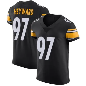 Nike Cameron Heyward Men's Elite Pittsburgh Steelers Black Team Color Vapor Untouchable Jersey