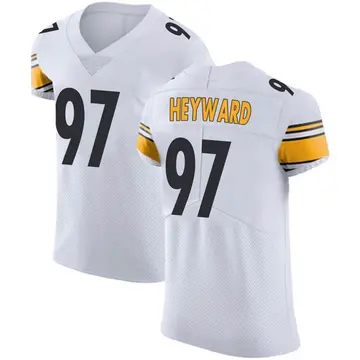 Nike Cameron Heyward Men's Elite Pittsburgh Steelers White Vapor Untouchable Jersey