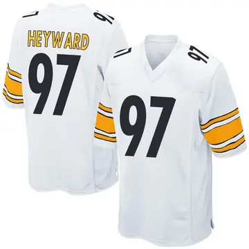 Nike Cameron Heyward Men's Game Pittsburgh Steelers White Jersey