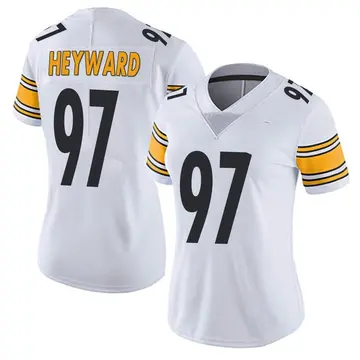 Nike Cameron Heyward Women's Limited Pittsburgh Steelers White Vapor Untouchable Jersey