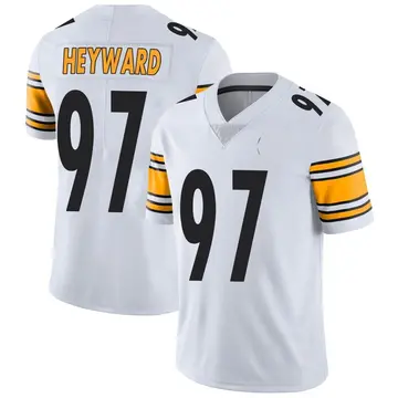 Nike Cameron Heyward Youth Limited Pittsburgh Steelers White Vapor Untouchable Jersey