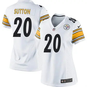 Nike Cameron Sutton Women's Game Pittsburgh Steelers White Jersey