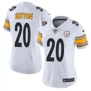 Nike Cameron Sutton Women's Limited Pittsburgh Steelers White Vapor Untouchable Jersey