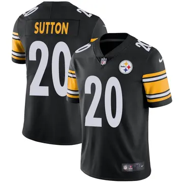 Nike Cameron Sutton Youth Limited Pittsburgh Steelers Black Team Color Vapor Untouchable Jersey