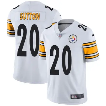 Nike Cameron Sutton Youth Limited Pittsburgh Steelers White Vapor Untouchable Jersey