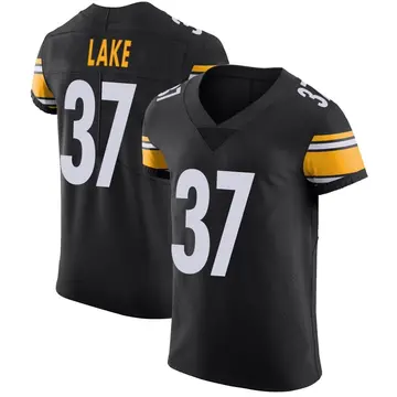 Nike Carnell Lake Men's Elite Pittsburgh Steelers Black Team Color Vapor Untouchable Jersey