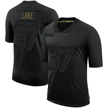 Nike Carnell Lake Youth Limited Pittsburgh Steelers Black 2020 Salute To Service Jersey