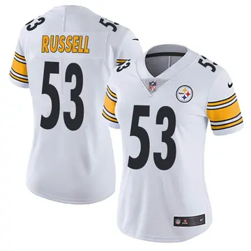 Nike Chapelle Russell Women's Limited Pittsburgh Steelers White Vapor Untouchable Jersey