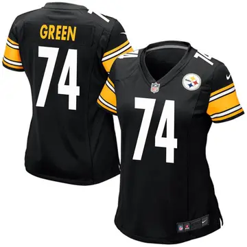 Nike Chaz Green Women's Game Pittsburgh Steelers Black Team Color Jersey