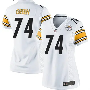 Nike Chaz Green Women's Game Pittsburgh Steelers White Jersey