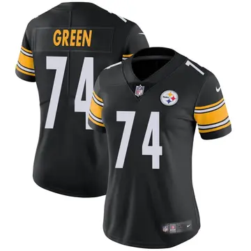 Nike Chaz Green Women's Limited Pittsburgh Steelers Black Team Color Vapor Untouchable Jersey