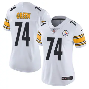 Nike Chaz Green Women's Limited Pittsburgh Steelers White Vapor Untouchable Jersey