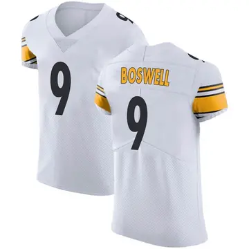 Nike Chris Boswell Men's Elite Pittsburgh Steelers White Vapor Untouchable Jersey