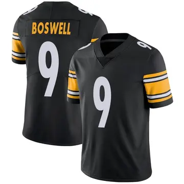 Nike Chris Boswell Men's Limited Pittsburgh Steelers Black Team Color Vapor Untouchable Jersey