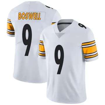 Nike Chris Boswell Men's Limited Pittsburgh Steelers White Vapor Untouchable Jersey
