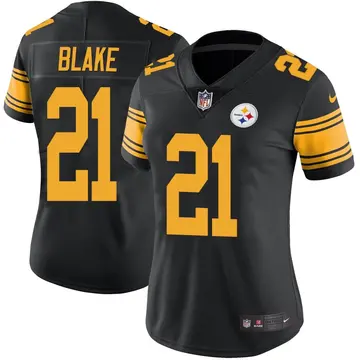 Nike Christian Blake Women's Limited Pittsburgh Steelers Black Color Rush Jersey