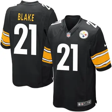 Nike Christian Blake Youth Game Pittsburgh Steelers Black Team Color Jersey